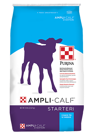 Purina® AMPLI-Calf® Starter 22 (50 lb)