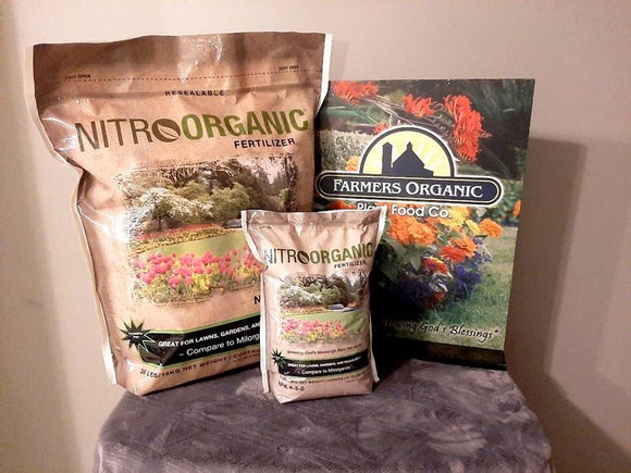 Farmers Organic NitroOrganic Fertilizer, 36lb Resealable Bag (36 lbs)