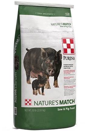 Purina Nature’s Match® Sow & Pig Complete (50 Lb.)