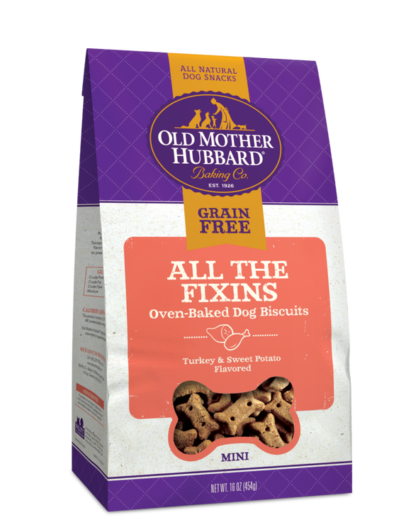 Old Mother Hubbard All The Fixins Mini Dog Biscuits (16-oz)