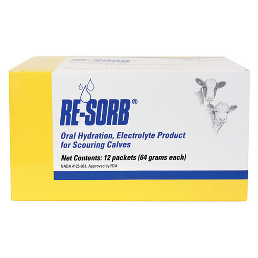 Zoetis® RE-SORB® Oral Hydration Electrolyte for Scouring Calves