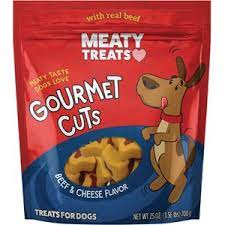 Sunshine Mills Meaty Treats Mini Dogs Beef & Cheese Flavor Soft & Chewy Dog Treats (25 oz.)