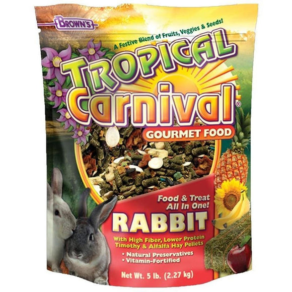 TROPICAL CARNIVAL GOURMET RABBIT FOOD