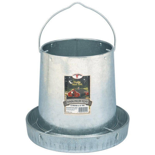 LITTLE GIANT GALV HANGING POULTRY FEEDER